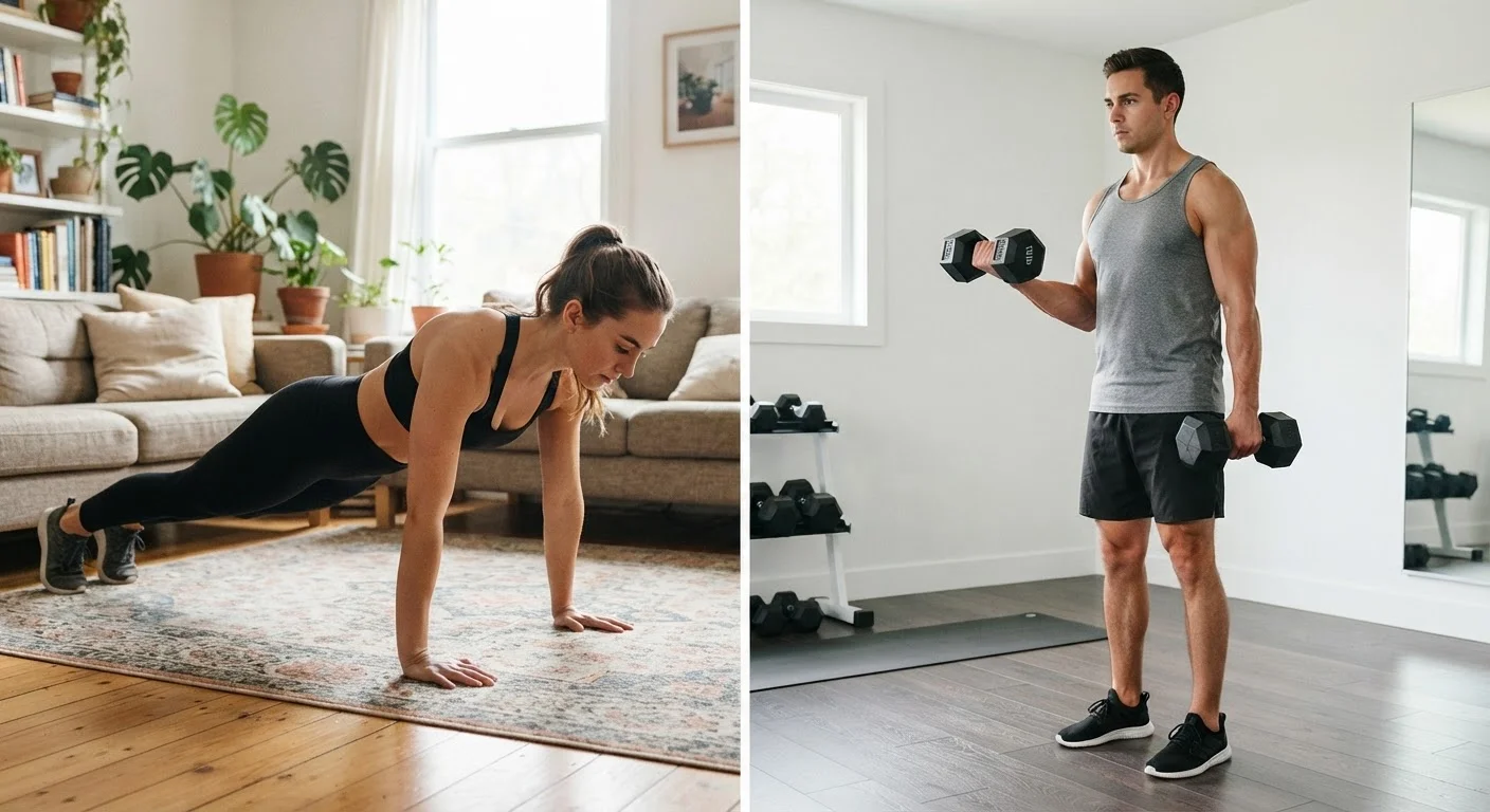 Bodyweight vs. Free Weights: Choosing the Right Resistance for Where You Are