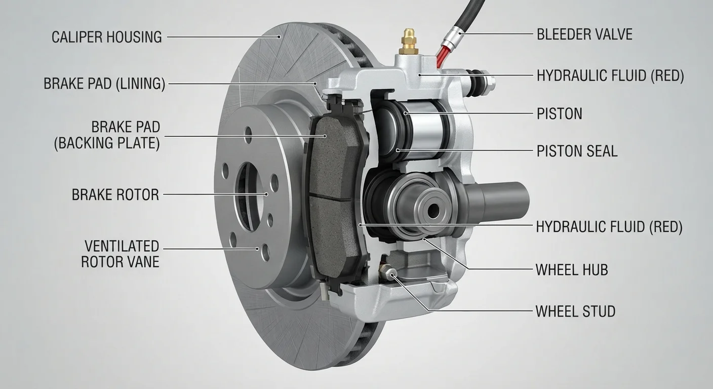 Brake Pads, Rotors, and Calipers: How the Stopping System Works Together
