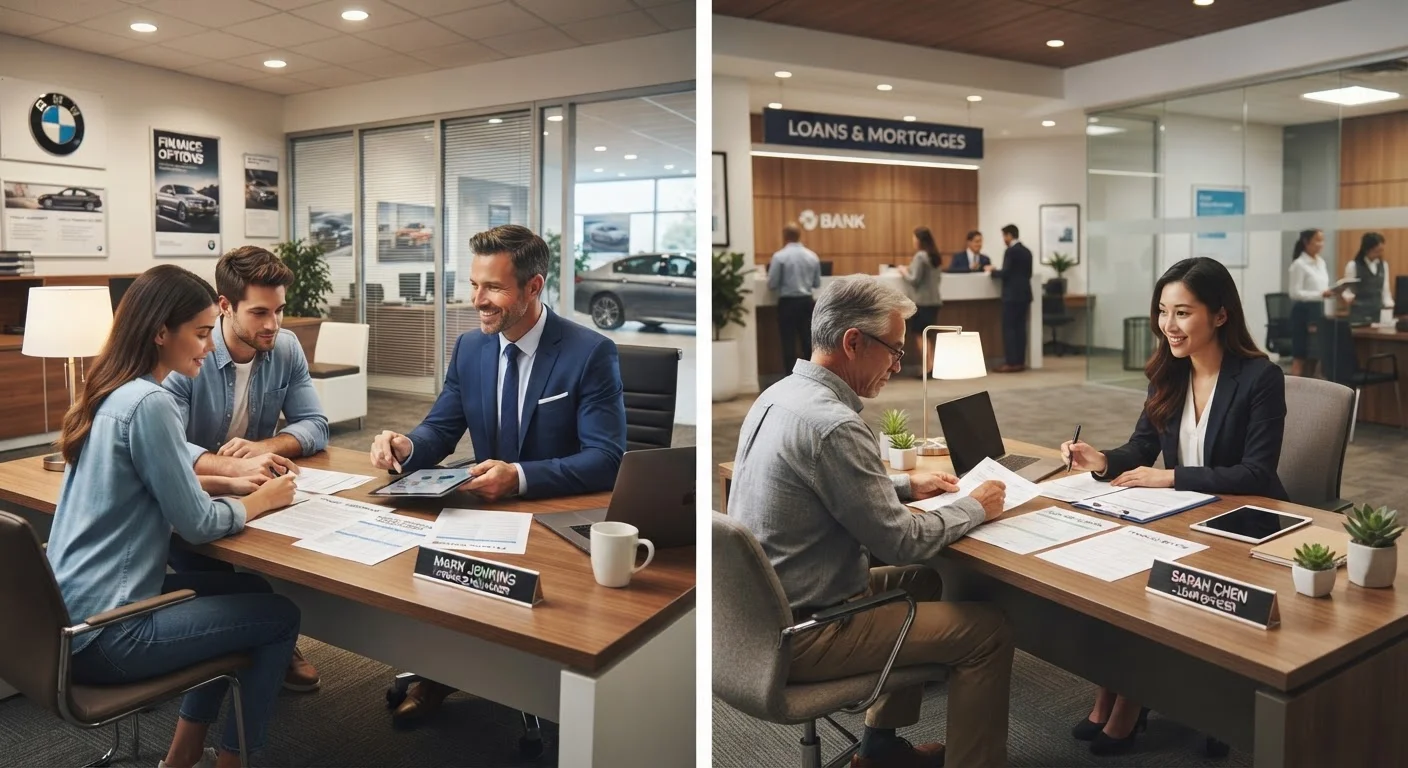 Dealer Financing vs. Bank Loan: How Each Works and What to Watch For