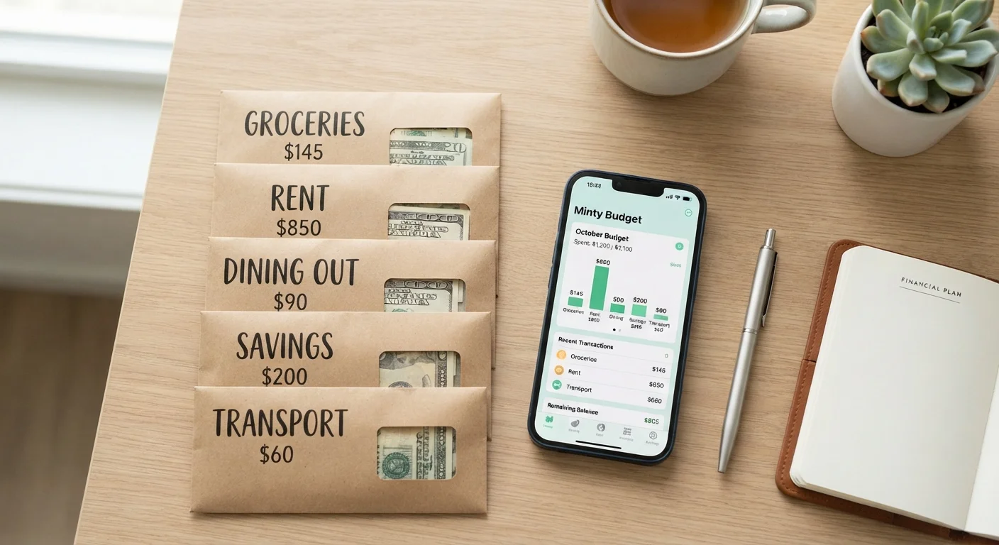 Envelope Budgeting vs. Digital Spending Trackers