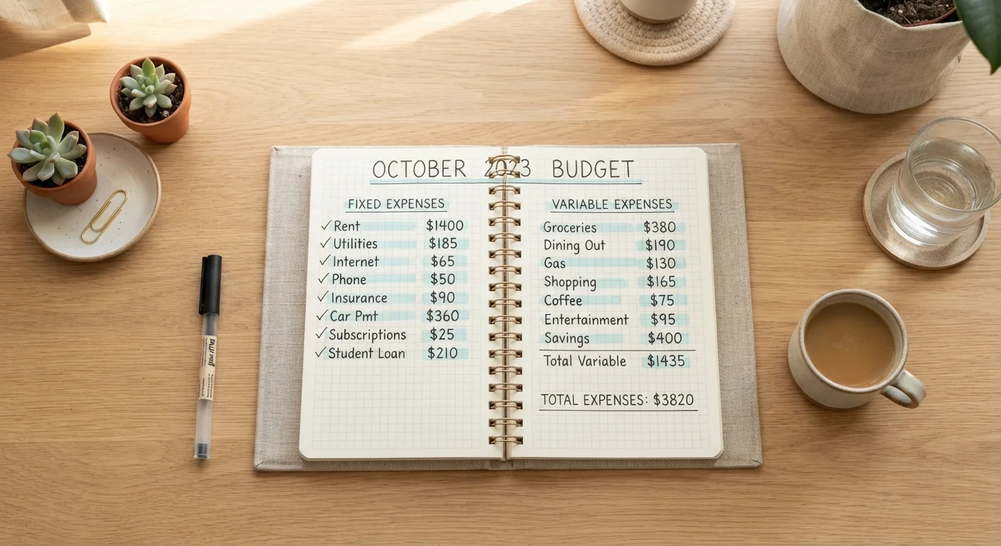 Fixed vs. Variable Expenses: Why the Difference Shapes Your Whole Budget