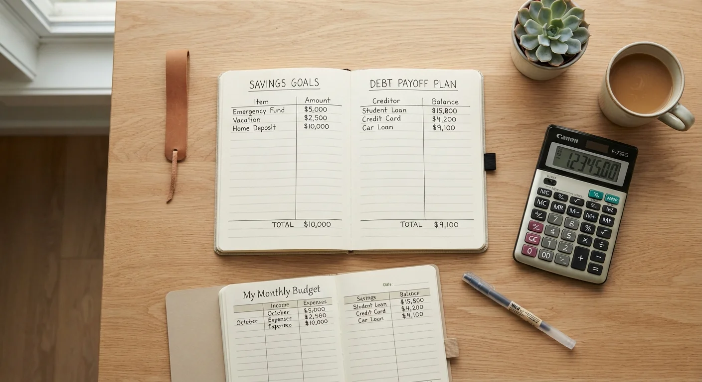 Structuring Savings Goals Alongside a Debt Repayment Plan