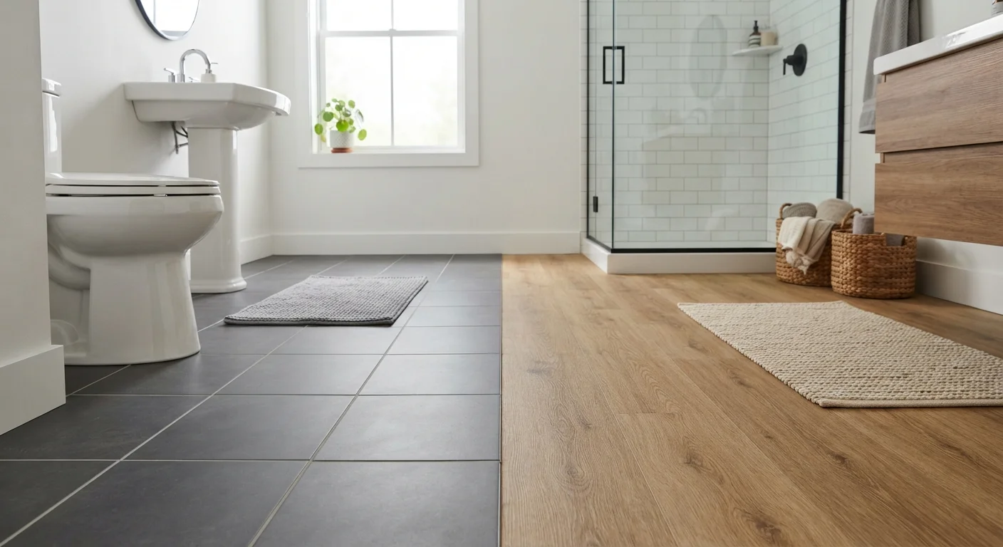 Tile vs. Luxury Vinyl Plank: Picking the Right Floor for Wet Rooms