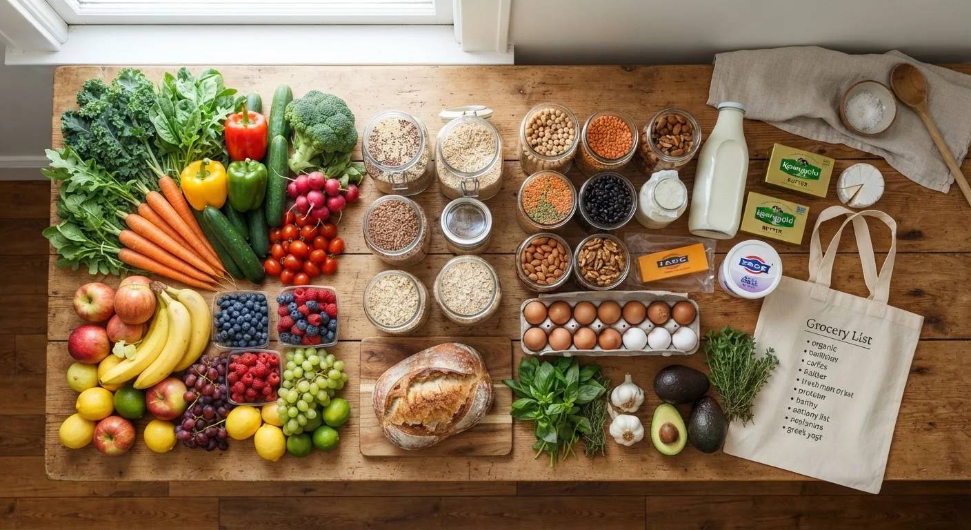 Weekly Grocery Checklist for a Nutritionally Balanced Household