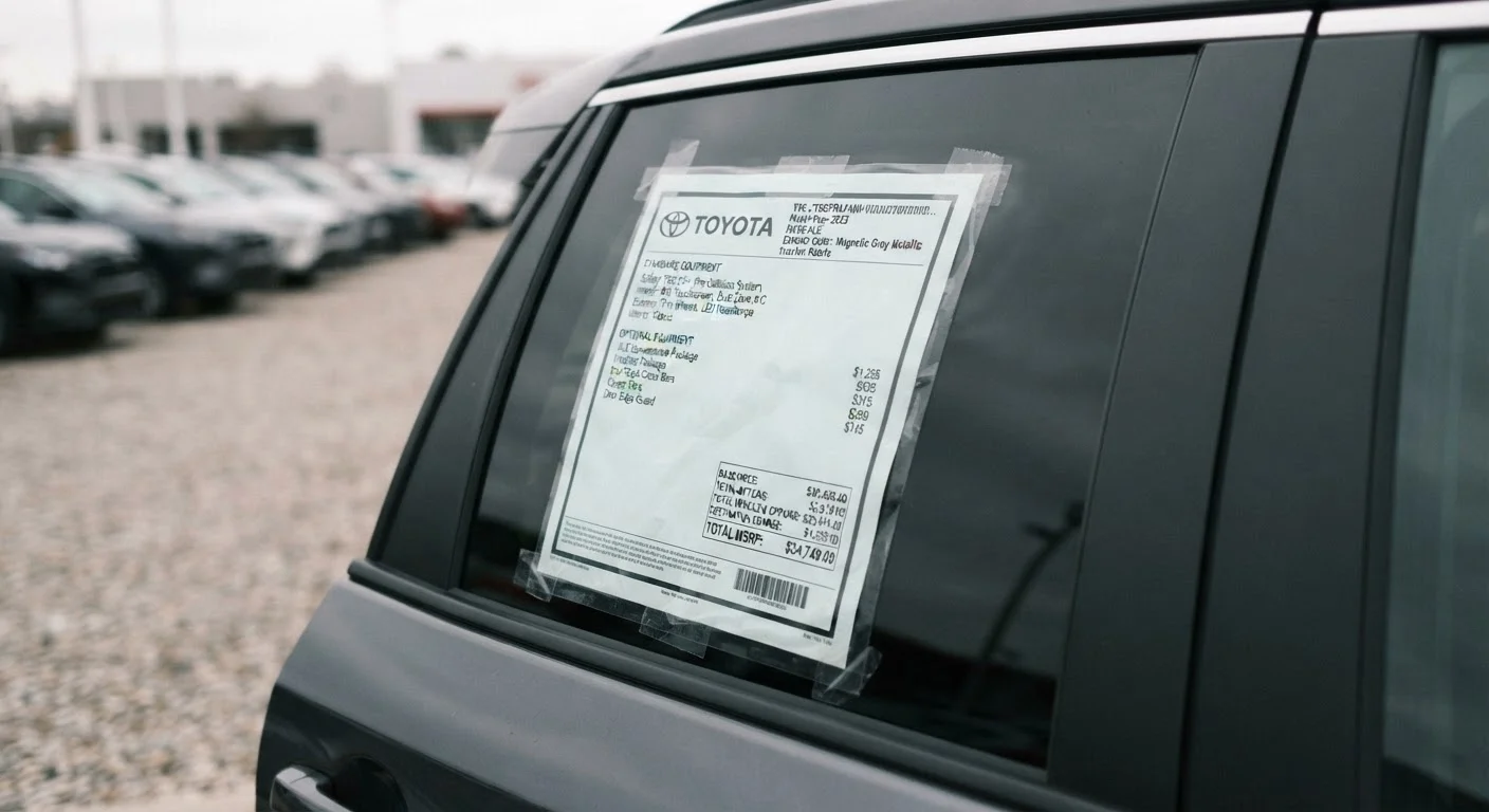 What the Sticker Price on a Car Actually Means